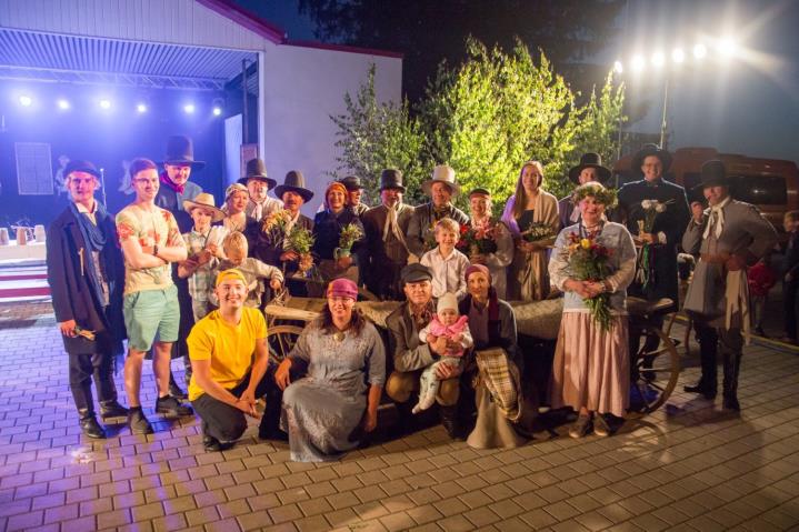 Pēc izrādes ''Mērnieku laiki'' 20.07.2019.